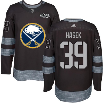 Youth Dominik Hasek Buffalo Sabres 1917- 100th Anniversary Jersey - Authentic Black