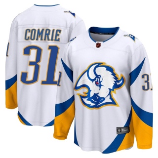Youth Eric Comrie Buffalo Sabres Fanatics Branded Special Edition 2.0 Jersey - Breakaway White