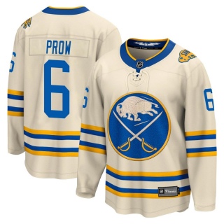 Youth Ethan Prow Buffalo Sabres Fanatics Branded 2022 Heritage Classic Jersey - Breakaway Cream
