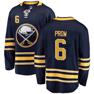 Youth Ethan Prow Buffalo Sabres Fanatics Branded Home Jersey - Breakaway Navy Blue