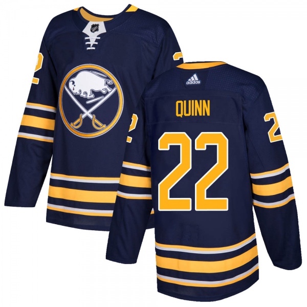 Youth Jack Quinn Buffalo Sabres Adidas Home Jersey - Authentic Navy
