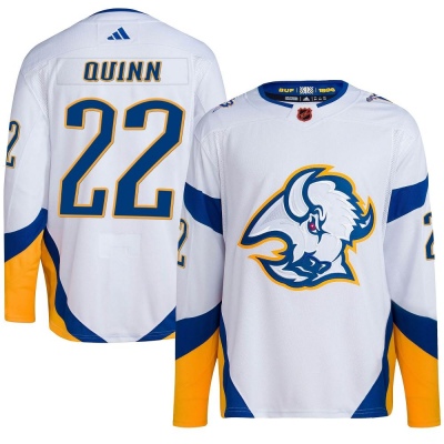 Youth Jack Quinn Buffalo Sabres Adidas Reverse Retro 2.0 Jersey - Authentic White