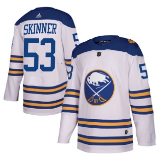 Youth Jeff Skinner Buffalo Sabres Adidas 2018 Winter Classic Jersey - Authentic White