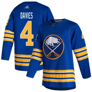 Youth Jeremy Davies Buffalo Sabres Adidas 2020/21 Home Jersey - Authentic Royal