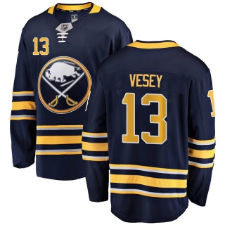 Youth Jimmy Vesey Buffalo Sabres Fanatics Branded Home Jersey - Breakaway Navy Blue