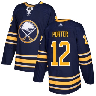 Youth Kevin Porter Buffalo Sabres Adidas Home Jersey - Authentic Navy