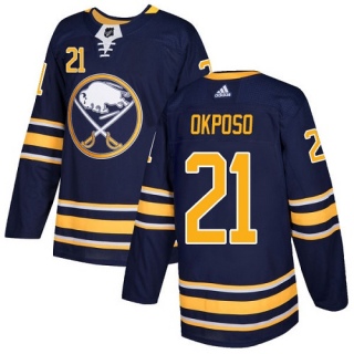 Youth Kyle Okposo Buffalo Sabres Adidas Home Jersey - Authentic Navy Blue