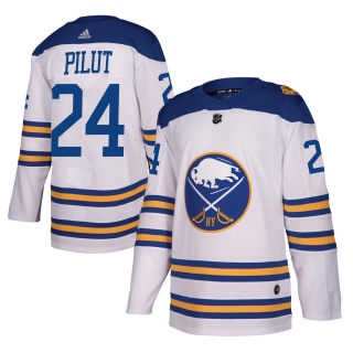 Youth Lawrence Pilut Buffalo Sabres Adidas 2018 Winter Classic Jersey - Authentic White