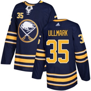 Youth Linus Ullmark Buffalo Sabres Adidas Home Jersey - Authentic Navy Blue