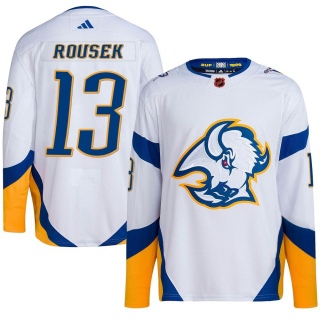Youth Lukas Rousek Buffalo Sabres Adidas Reverse Retro 2.0 Jersey - Authentic White