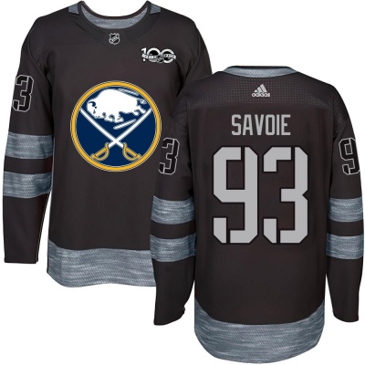 Youth Matthew Savoie Buffalo Sabres 1917- 100th Anniversary Jersey - Authentic Black