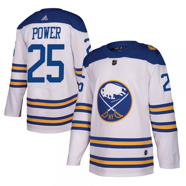 Youth Owen Power Buffalo Sabres Adidas 2018 Winter Classic Jersey - Authentic White