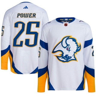 Youth Owen Power Buffalo Sabres Adidas Reverse Retro 2.0 Jersey - Authentic White