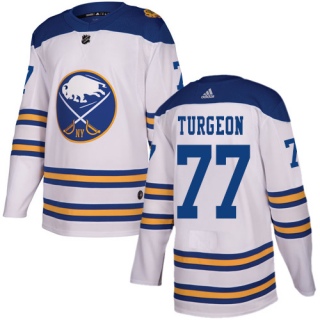 Youth Pierre Turgeon Buffalo Sabres Adidas 2018 Winter Classic Jersey - Authentic White
