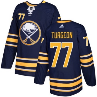 Youth Pierre Turgeon Buffalo Sabres Adidas Home Jersey - Authentic Navy Blue