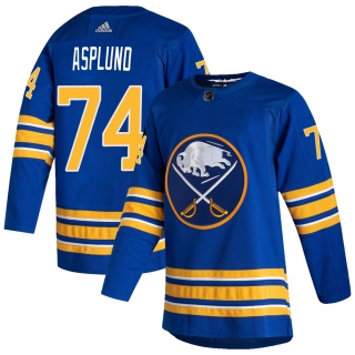 Youth Rasmus Asplund Buffalo Sabres Adidas 2020/21 Home Jersey - Authentic Royal