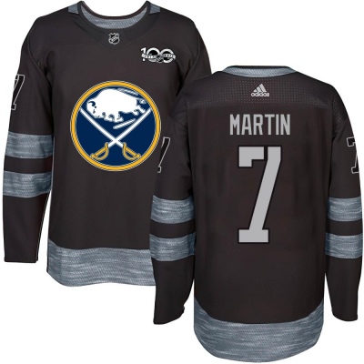 Youth Rick Martin Buffalo Sabres 1917- 100th Anniversary Jersey - Authentic Black