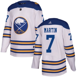 Youth Rick Martin Buffalo Sabres Adidas 2018 Winter Classic Jersey - Authentic White