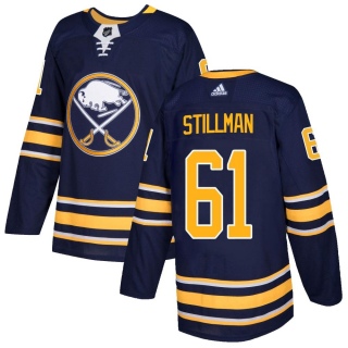 Youth Riley Stillman Buffalo Sabres Adidas Home Jersey - Authentic Navy