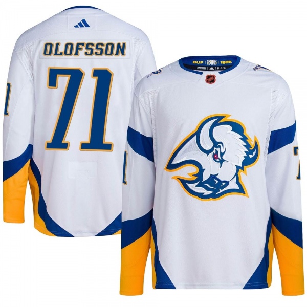 Youth Victor Olofsson Buffalo Sabres Adidas Reverse Retro 2.0 Jersey - Authentic White