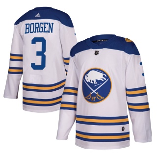 Youth William Borgen Buffalo Sabres Adidas 2018 Winter Classic Jersey - Authentic White