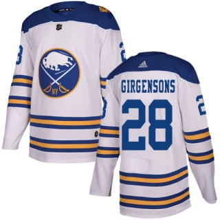 Youth Zemgus Girgensons Buffalo Sabres Adidas 2018 Winter Classic Jersey - Authentic White
