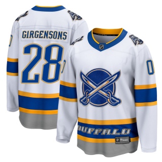 Youth Zemgus Girgensons Buffalo Sabres Fanatics Branded 2020/21 Special Edition Jersey - Breakaway White